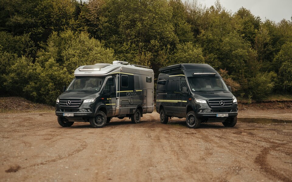 press picture | Hymer Grand Canyon S CrossOver and Hymer ML-T 570 CrossOver